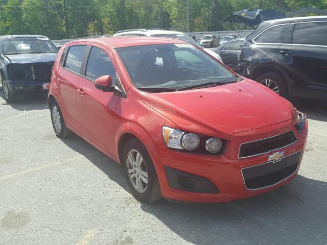 1G1JA6SH1C4123464 - 2012 CHEVROLET SONIC LS ORANGE photo 1