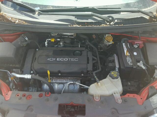 1G1JA6SH1C4123464 - 2012 CHEVROLET SONIC LS 橙色 照片 7