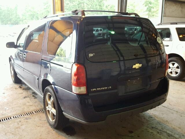1GNDV23LX5D251152 - 2005 CHEVROLET UPLANDER L BLUE photo 3