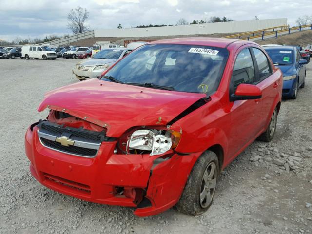 KL1TD5DE1BB146250 - 2011 CHEVROLET AVEO LS 红色 照片 2