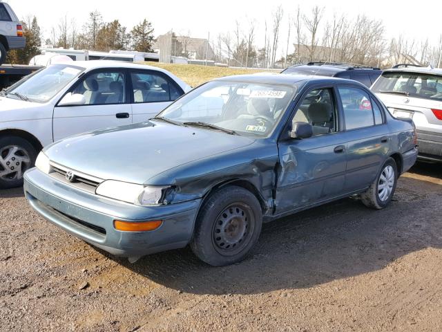 2T1AE09B7SC116430 - 1995 TOYOTA COROLLA LE GREEN photo 2