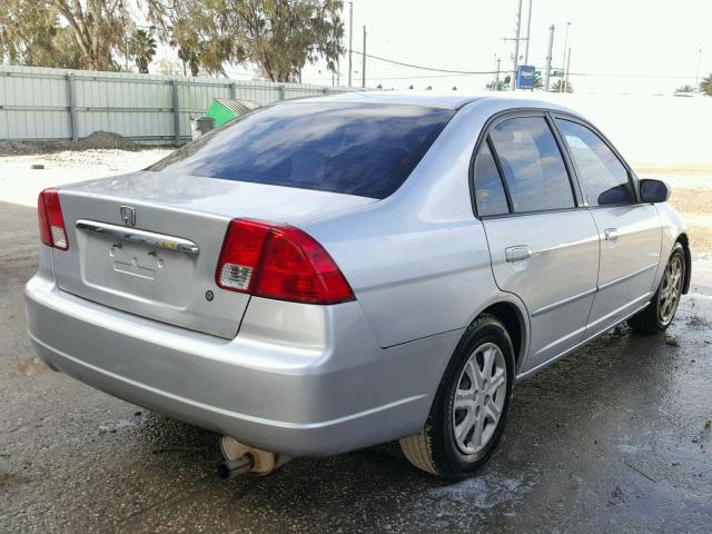 2HGES26733H521103 - 2003 HONDA CIVIC EX ვერცხლისფერი ფოტო 4