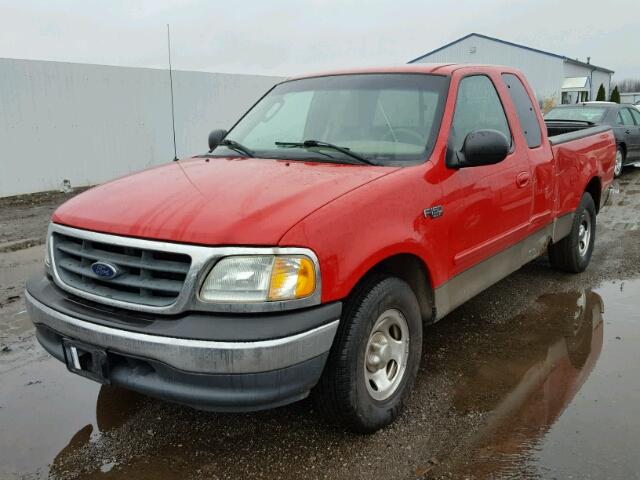 1FTRX17243NB85659 - 2003 FORD F150 RED photo 2