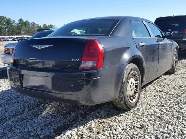 2C3KA43R77H788535 - 2007 CHRYSLER 300 BLACK photo 4