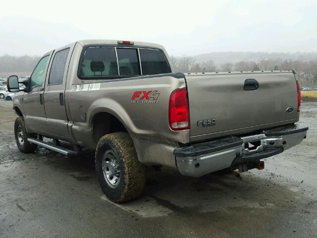 1FTNW21L64EA68272 - 2004 FORD F250 SUPER BROWN photo 3