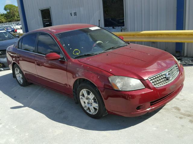 1N4AL11D16N436408 - 2006 NISSAN ALTIMA S BURGUNDY photo 1