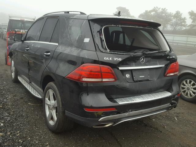 4JGDA5HB5GA622918 - 2016 MERCEDES-BENZ GLE 350 4M BLACK photo 3