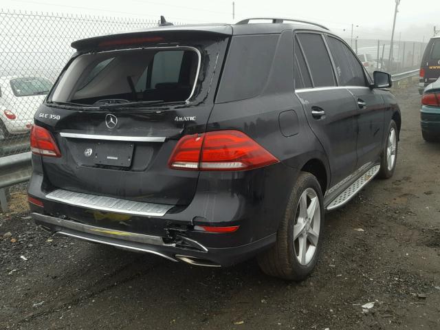 4JGDA5HB5GA622918 - 2016 MERCEDES-BENZ GLE 350 4M BLACK photo 4