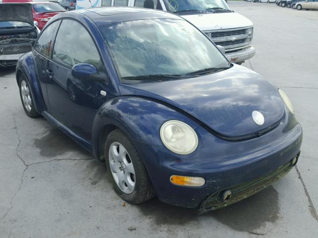 3VWCP21C52M424042 - 2002 VOLKSWAGEN NEW BEETLE 蓝色 照片 1