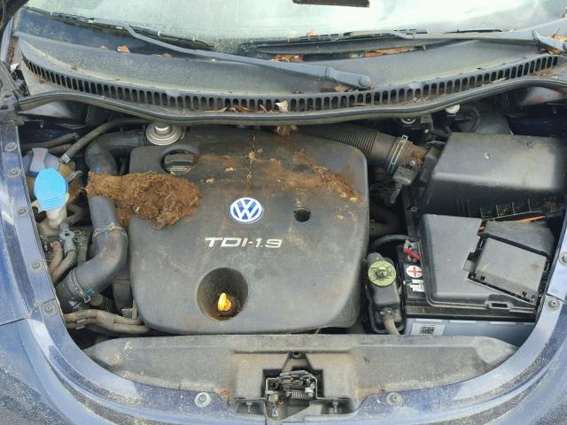3VWCP21C52M424042 - 2002 VOLKSWAGEN NEW BEETLE 蓝色 照片 7