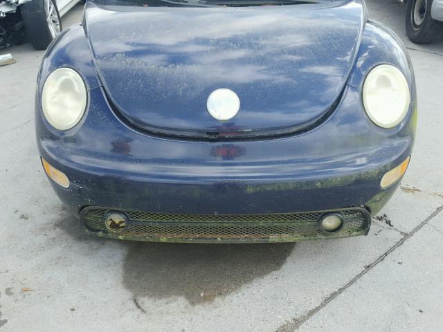 3VWCP21C52M424042 - 2002 VOLKSWAGEN NEW BEETLE 蓝色 照片 9