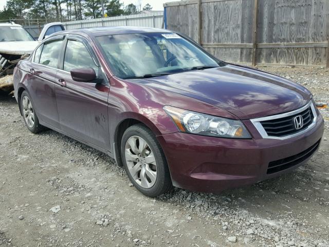 JHMCP26838C067461 - 2008 HONDA ACCORD EXL MAROON photo 1