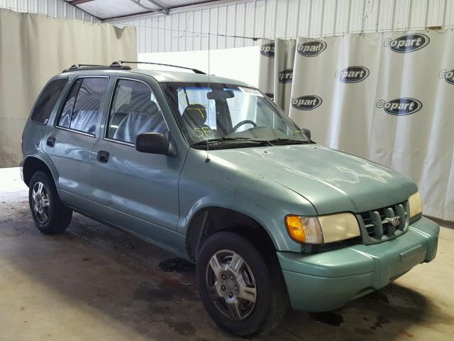 KNDJB7232Y5680822 - 2000 KIA SPORTAGE GREEN photo 1