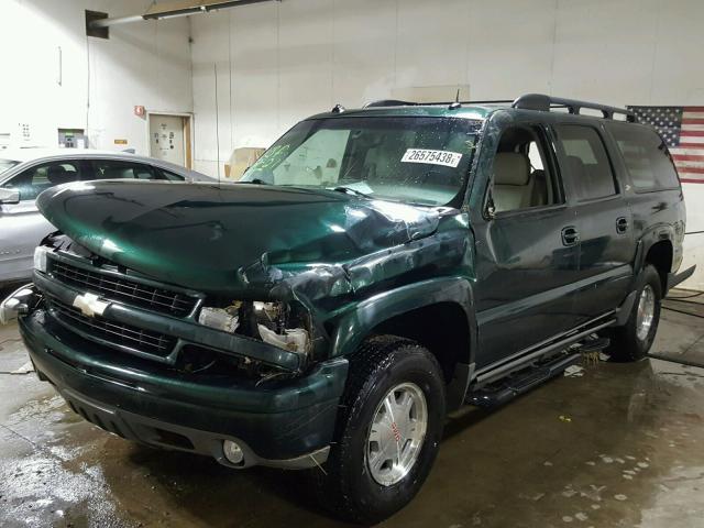 3GNFK16Z23G299241 - 2003 CHEVROLET SUBURBAN K GREEN photo 2