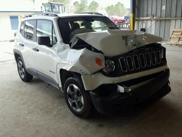 ZACCJAAB0HPE67568 - 2017 JEEP RENEGADE S WHITE photo 1