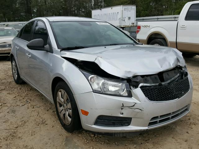 1G1PC5SH6C7389575 - 2012 CHEVROLET CRUZE LS SILVER photo 1