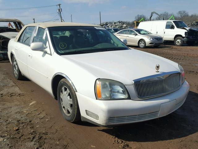 1G6KD54Y74U202068 - 2004 CADILLAC DEVILLE WHITE photo 1