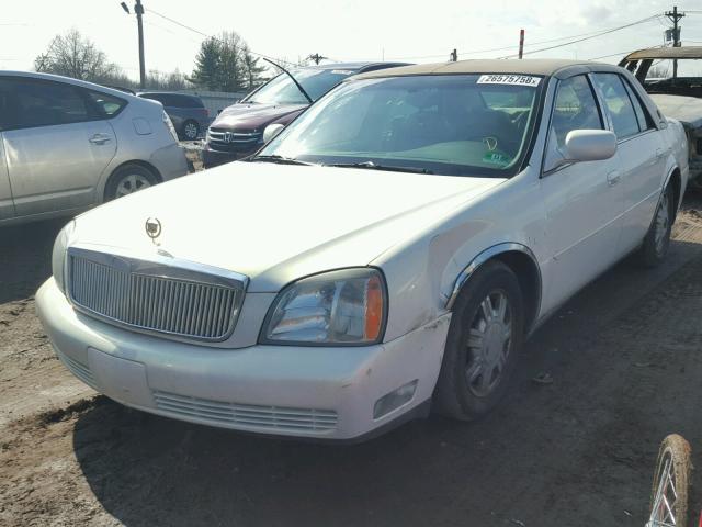 1G6KD54Y74U202068 - 2004 CADILLAC DEVILLE WHITE photo 2