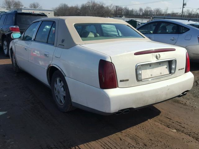 1G6KD54Y74U202068 - 2004 CADILLAC DEVILLE WHITE photo 3