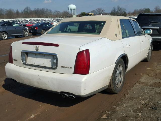 1G6KD54Y74U202068 - 2004 CADILLAC DEVILLE WHITE photo 4