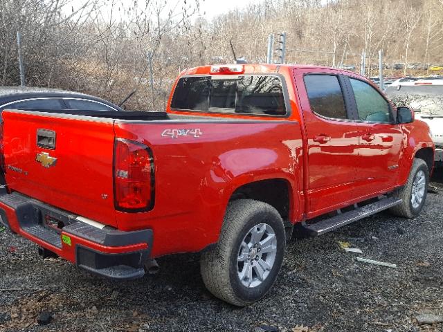1GCGTCEN2H1154999 - 2017 CHEVROLET COLORADO L RED photo 4