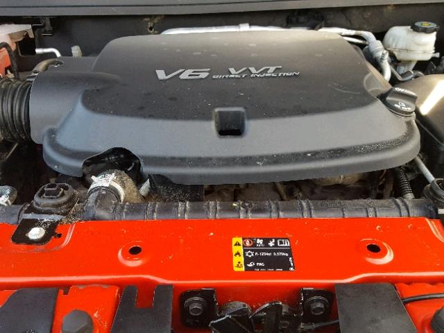 1GCGTCEN2H1154999 - 2017 CHEVROLET COLORADO L RED photo 7