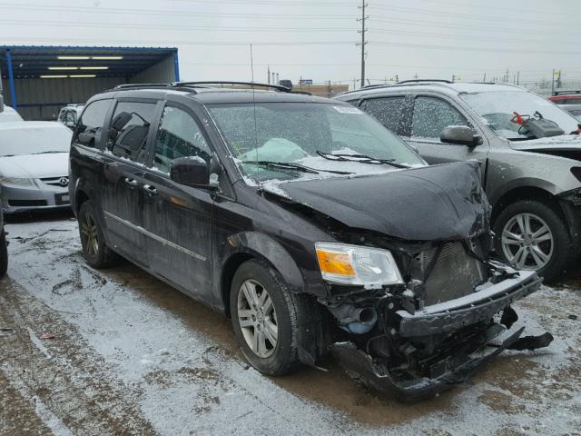 2D4RN6DX9AR412589 - 2010 DODGE GRAND CARA BLACK photo 1