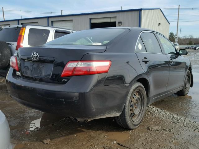 4T1BE46K87U163004 - 2007 TOYOTA CAMRY NEW BLACK photo 4