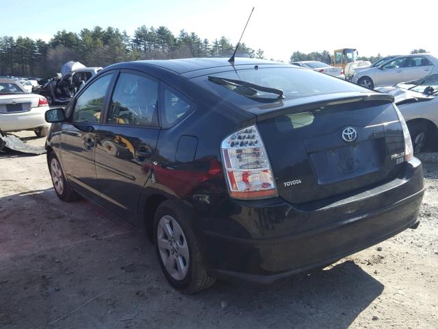 JTDKB20U787764612 - 2008 TOYOTA PRIUS BLACK photo 3