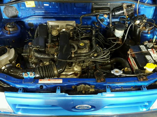 KNJPT05H1N6104163 - 1992 FORD FESTIVA L BLUE photo 7