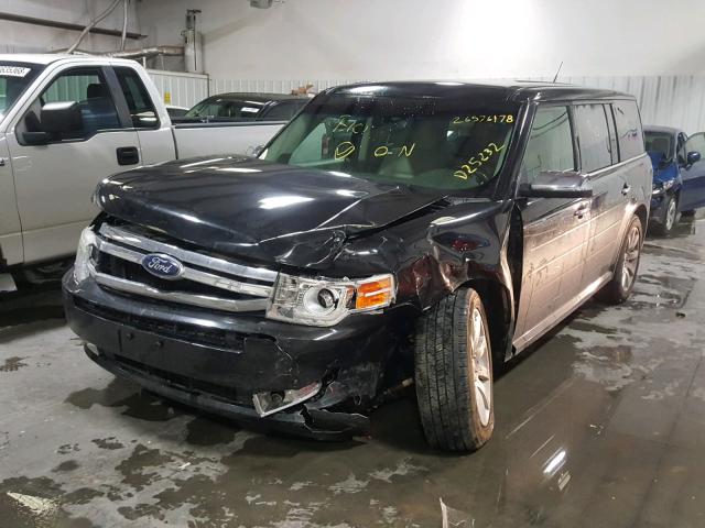 2FMGK5DC1BBD25232 - 2011 FORD FLEX LIMIT BLACK photo 2