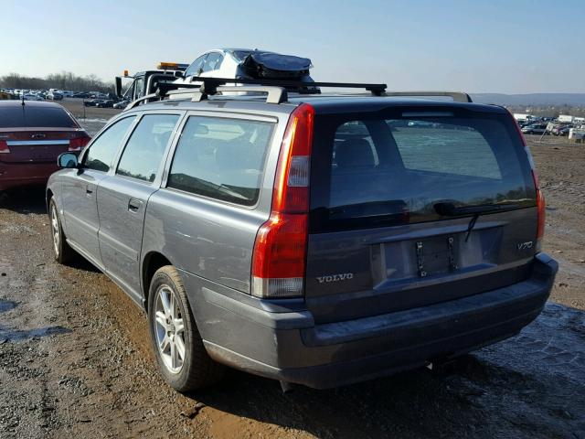 YV1SW64A342375074 - 2004 VOLVO V70 GRAY photo 3