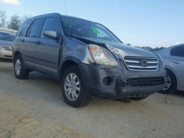 SHSRD78806U435117 - 2006 HONDA CR-V EX GRAY photo 1