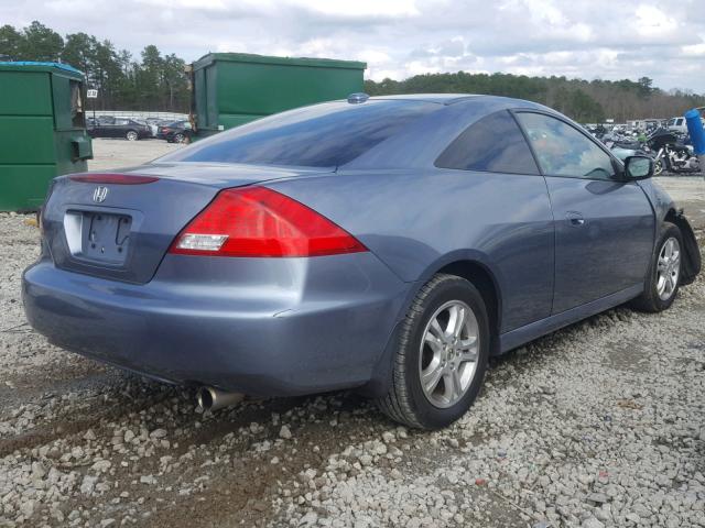 1HGCM72626A024090 - 2006 HONDA ACCORD EX BLUE photo 4