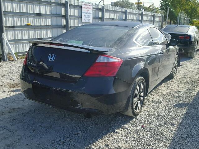 1HGCS1B7XAA001774 - 2010 HONDA ACCORD EX BLACK photo 4