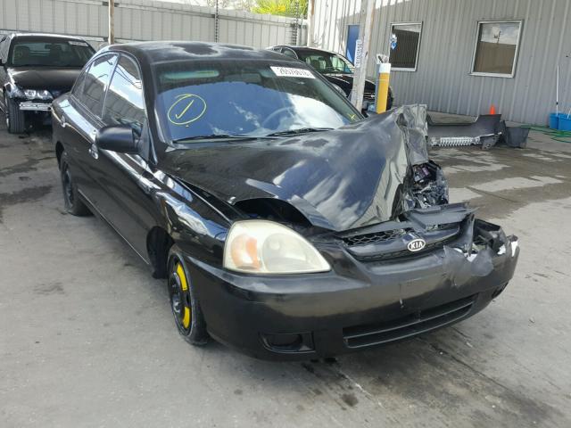 KNADC125546351154 - 2004 KIA RIO BLACK photo 1