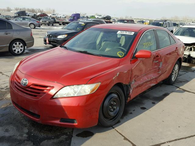 4T1BE46K29U374220 - 2009 TOYOTA CAMRY BASE RED photo 2