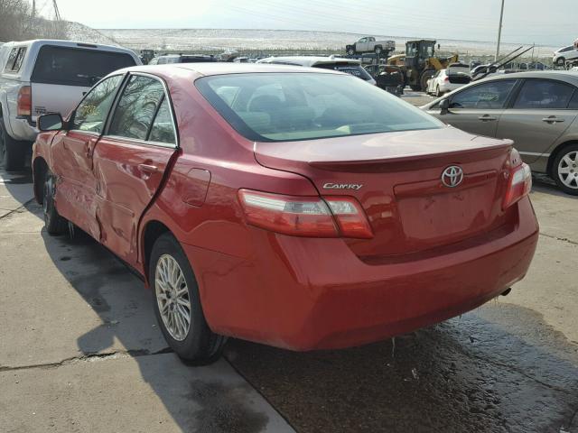 4T1BE46K29U374220 - 2009 TOYOTA CAMRY BASE RED photo 3