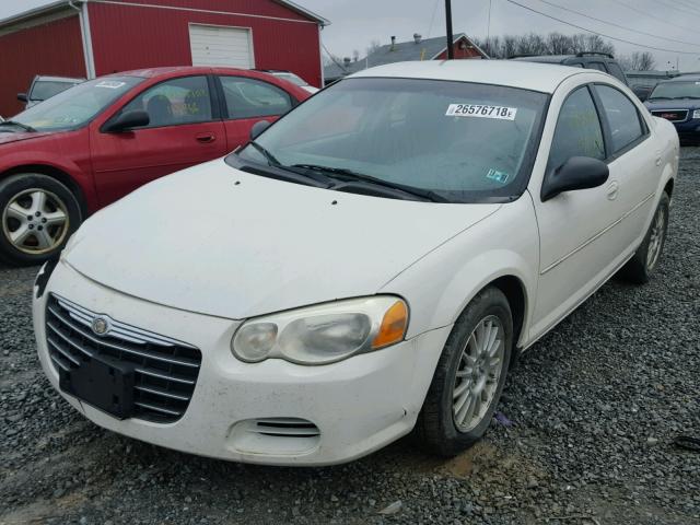 1C3AL56R04N384177 - 2004 CHRYSLER SEBRING LX WHITE photo 2