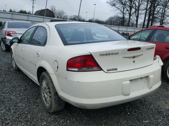 1C3AL56R04N384177 - 2004 CHRYSLER SEBRING LX WHITE photo 3