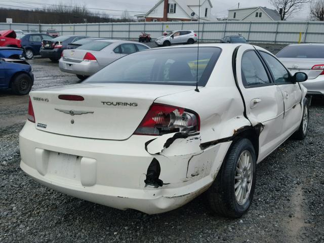 1C3AL56R04N384177 - 2004 CHRYSLER SEBRING LX WHITE photo 4