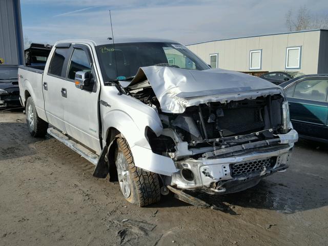 1FTFW1ET1CFD03288 - 2012 FORD F150 SUPER SILVER photo 1