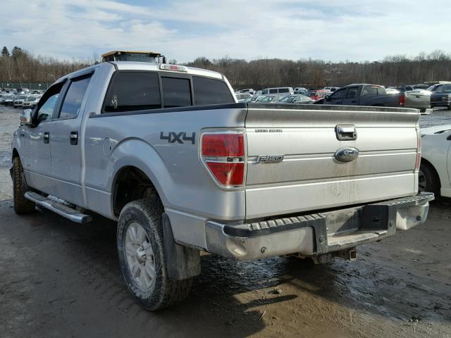 1FTFW1ET1CFD03288 - 2012 FORD F150 SUPER SILVER photo 3