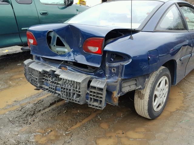 1G1JS124827120720 - 2002 CHEVROLET CAVALIER L BLUE photo 9