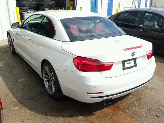 WBA3V5C58FP753761 - 2015 BMW 428 I WHITE photo 3