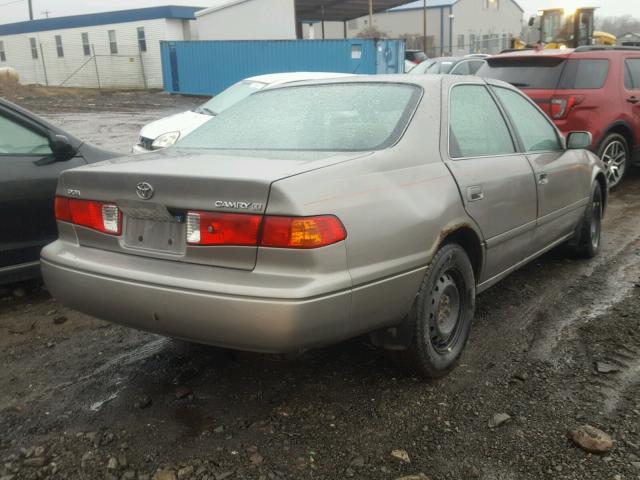 4T1BG22K81U097601 - 2001 TOYOTA CAMRY CE GRAY photo 4