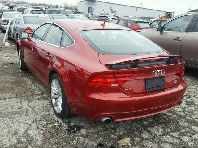 WAUYGAFC1CN168630 - 2012 AUDI A7 PREMIUM RED photo 3