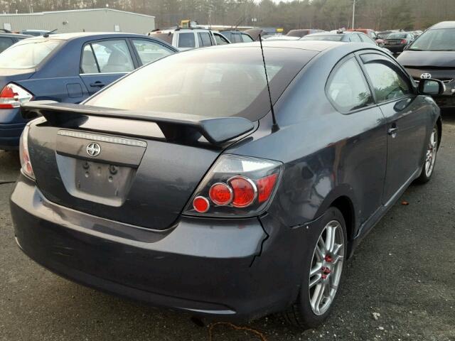 JTKDE3B76A0311649 - 2010 TOYOTA SCION TC GRAY photo 4