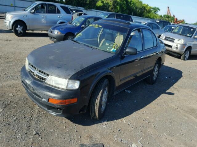 JN1CA21D9VM504055 - 1997 NISSAN MAXIMA GLE BLACK photo 2