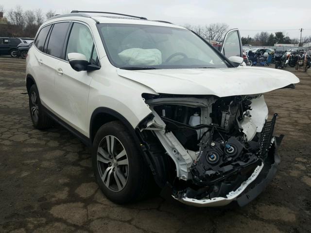 5FNYF6H75GB109765 - 2016 HONDA PILOT EXLN WHITE photo 1